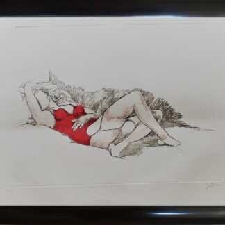 RENATO GUTTUSO - "L'AMANTE"
