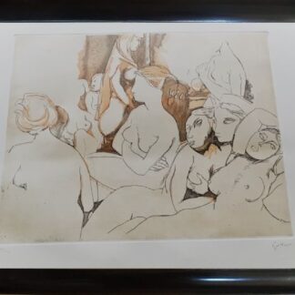 RENATO GUTTUSO - "OMAGGIO A INGRESSO"