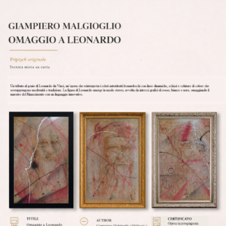MALGIOGLIO - "OMAGGIO A LEONARDO"