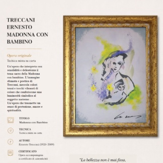 MADONNA CON BAMBINO- ERNESTO TRECCANI