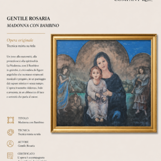 MADONNA CON BAMBINO -ROSARIA GENTILE